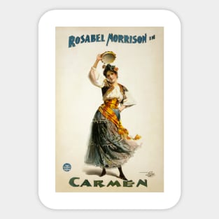 Carmen Opera Poster Sticker